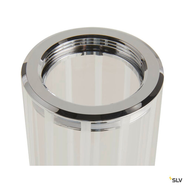 SLV LYGANT single, wall-mounted light, 3000K, 8W, chrome 1007615