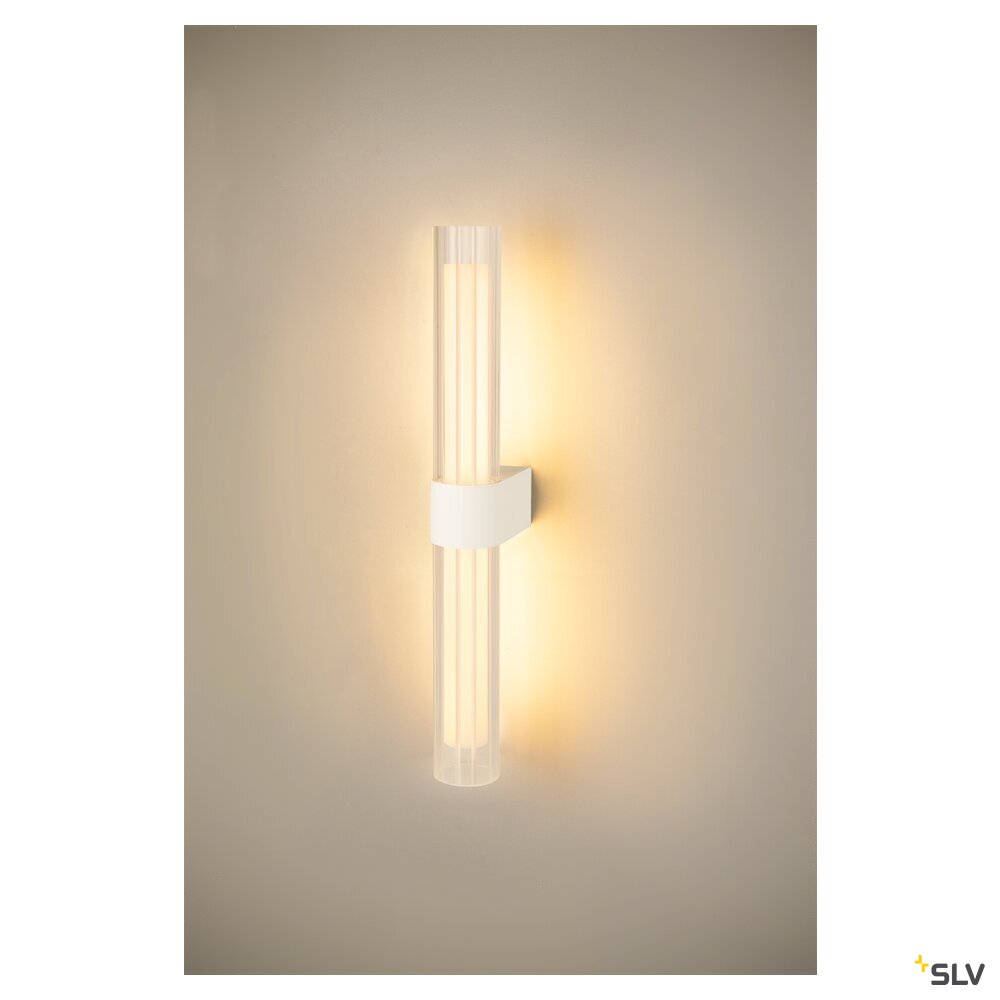 SLV LYGANT double, wall-mounted light, 3000K, 11W, white 1007617