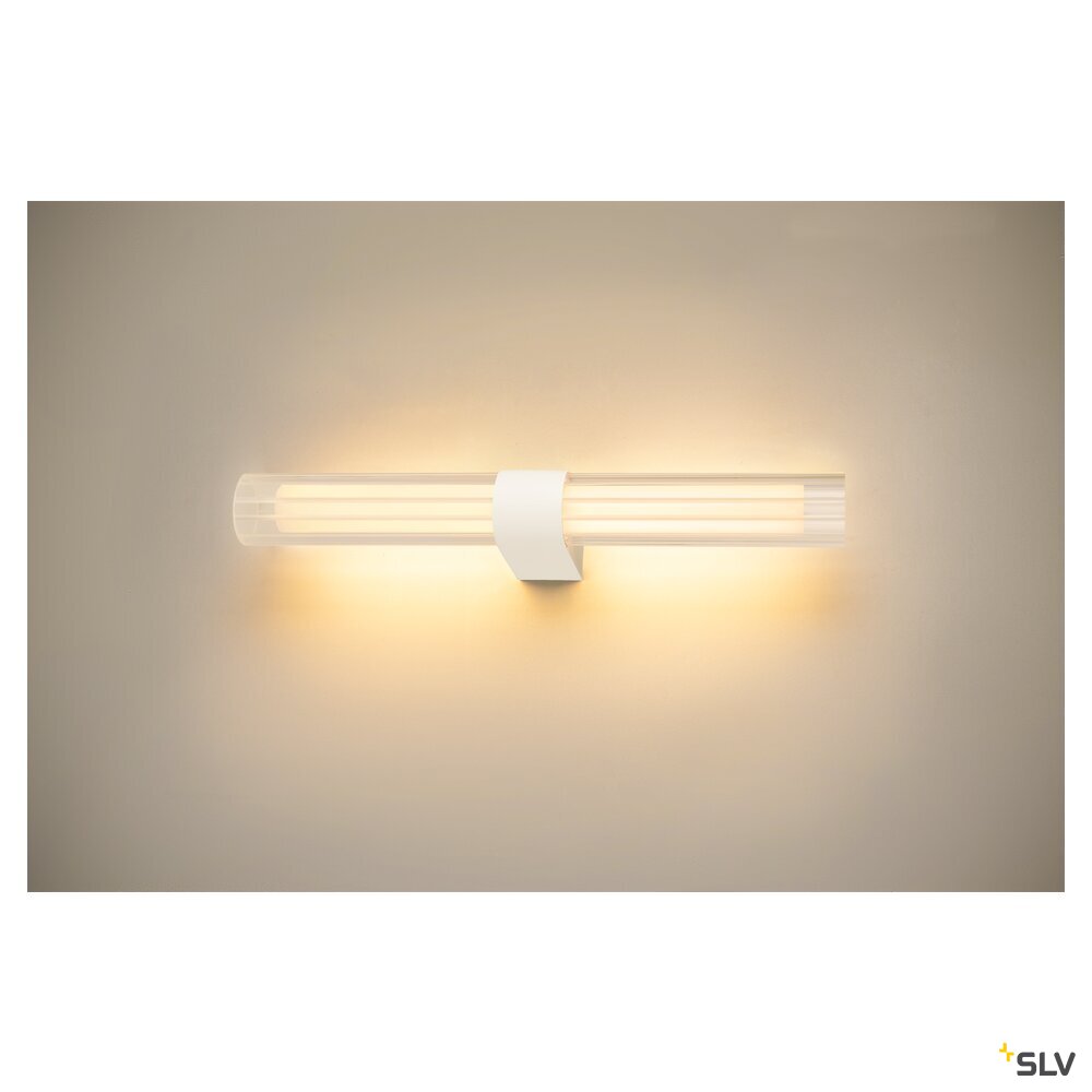 SLV LYGANT double, wall-mounted light, 3000K, 11W, white 1007617