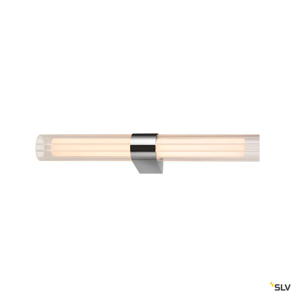 SLV LYGANT double, wall-mounted light, 3000K, 11W, chrome 1007619