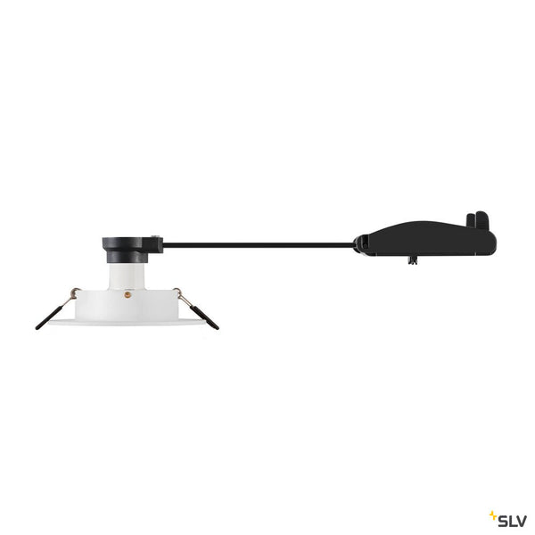 SLV NEW TRIA® 75 XL, recessed ceiling light, round, max. 10W, GU10, white 1007624