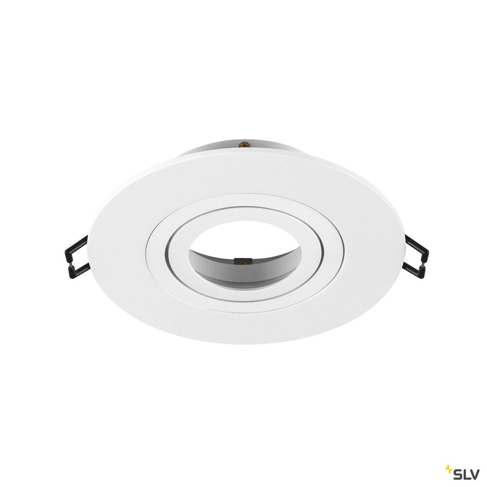 SLV NEW TRIA® 75 XL, ceiling installation ring, D: 11 H: 2.6 cm, IP20, white 1007630