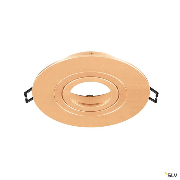 SLV NEW TRIA® 75 XL, ceiling installation ring, D: 11 H: 2.6 cm, IP20, rose gold 1007633