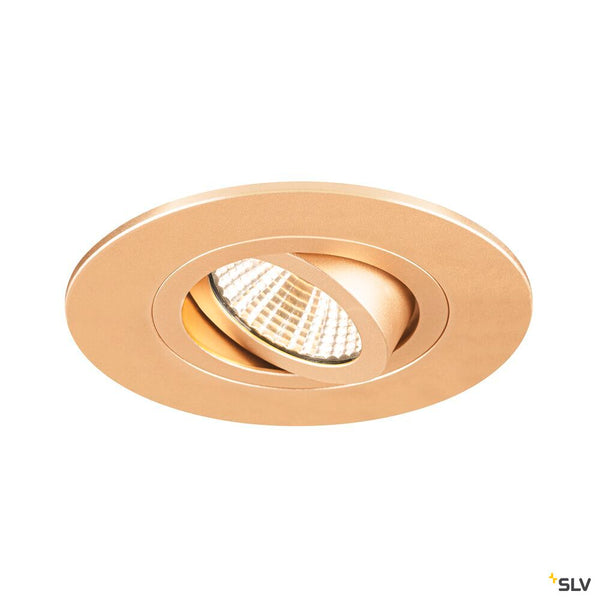 SLV NEW TRIA® 75 XL, ceiling installation ring, D: 11 H: 2.6 cm, IP20, rose gold 1007633