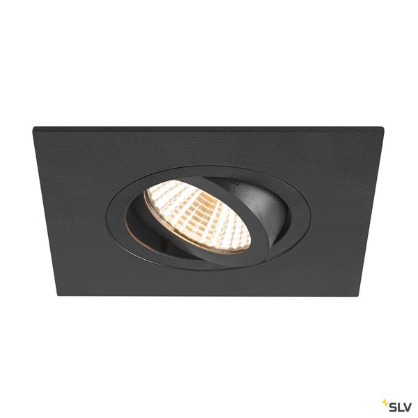 SLV NEW TRIA® 75 XL, ceiling installation ring, L: 11 W: 11 H: 2.6 cm, black 1007635