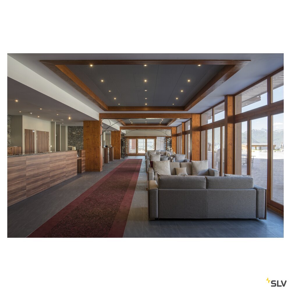SLV NEW TRIA® 75 XL, ceiling installation ring, L: 11 W: 11 H: 2.6 cm, aluminium 1007636