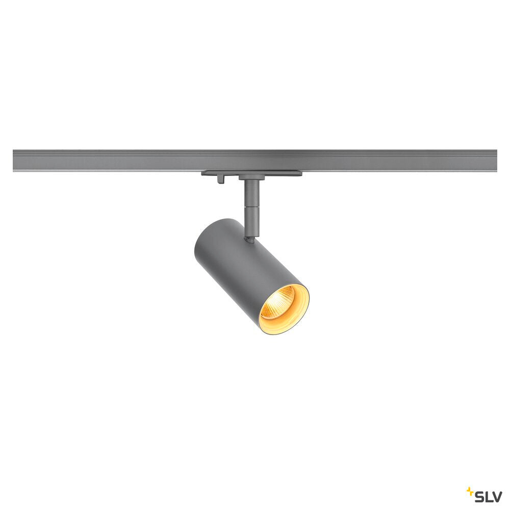 SLV NOBLO TrackSPOT, 2700K, 6W, trailing-edge dimmable, 32°, Silver grey 1007640
