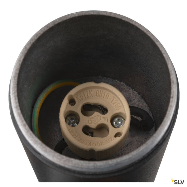 SLV S-TUBE 75, free-standing lamp, GU10, 10W, black 1007652