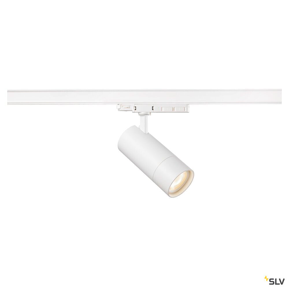 SLV Trackspot V 3Ph. 25/30/35W CCT 24°-60° Zoom Track Light white 1007656