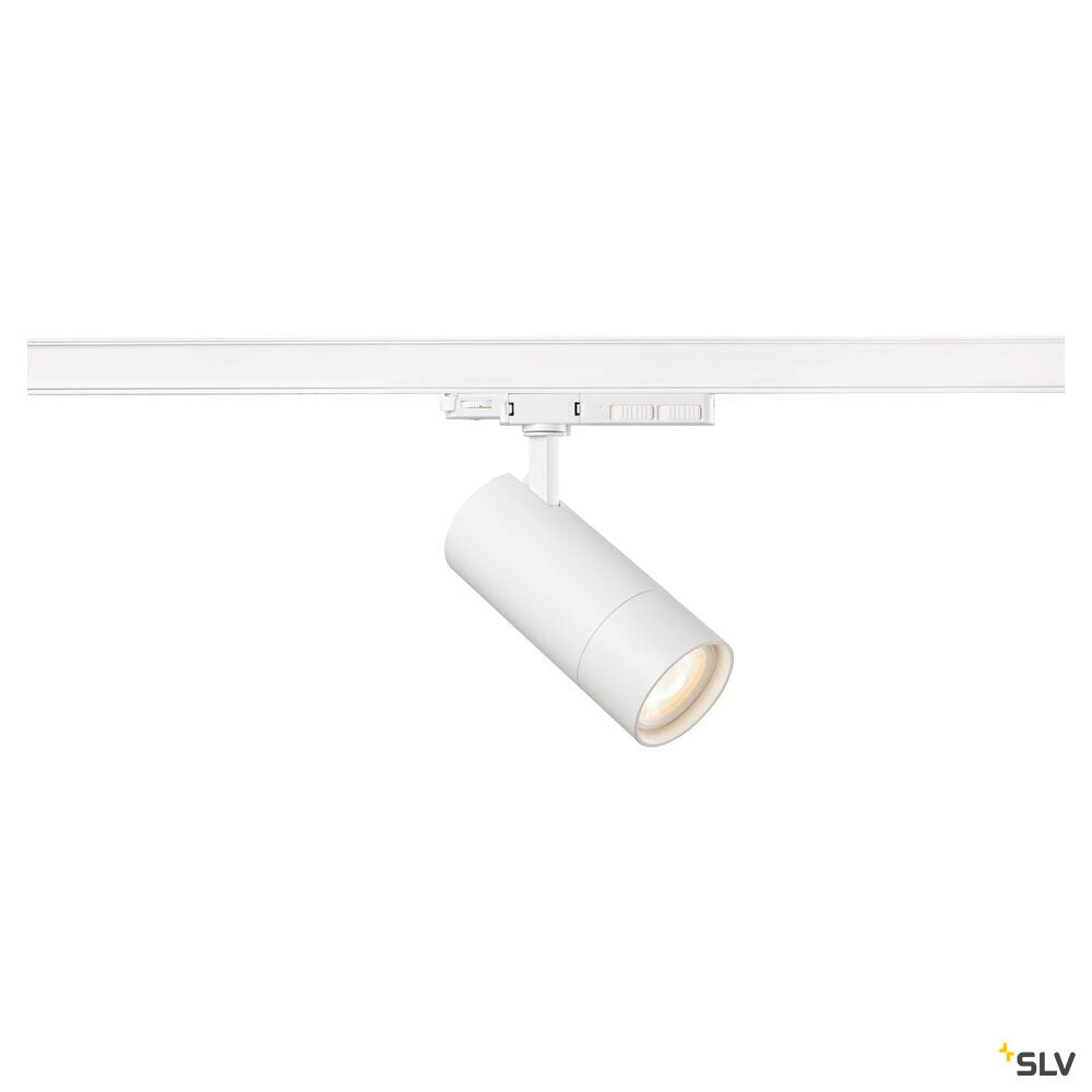 SLV Trackspot V 3Ph. 25/30/35W CCT 24°-60° Zoom Track Light white 1007656