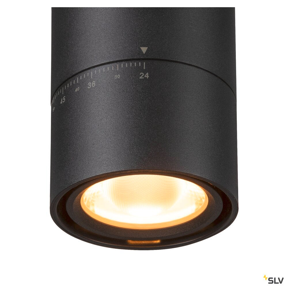 SLV Trackspot V 3Ph. 25/30/35W CCT 24°-60° Zoom Track Light black 1007657