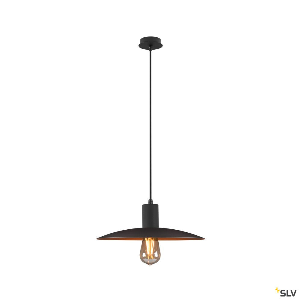 SLV LALU®, Lampshade, E27 Base, Mix&Match, H:3.5 cm, black 1007659