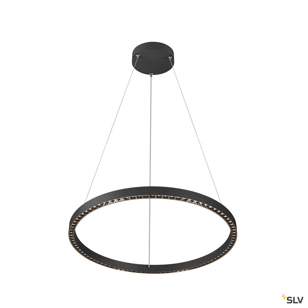 SLV ONE CUBE, pendant light, 300cm, 4000K, DALI 2, Touch, black 1007663