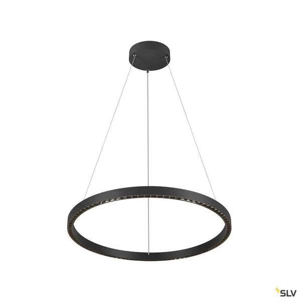 SLV ONE CUBE, pendant light, 300cm, 4000K, DALI 2, Touch, black 1007663