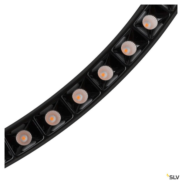 SLV ONE CUBE, pendant light, 300cm, 4000K, DALI 2, Touch, black 1007663