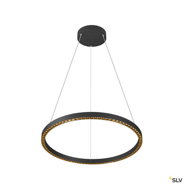 SLV ONE CUBE UP/DOWN, pendant light, 300cm, 3000K, DALI 2, Touch, black 1007665
