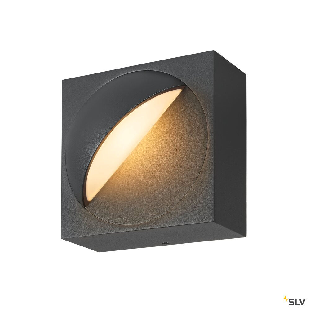 SLV LID I, wall-mounted light, 2700/3000K, 15W, PHASE, 100°, anthracite 1007667