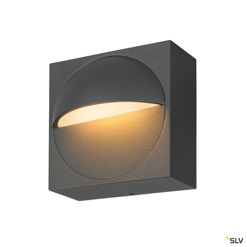 SLV LID I, wall-mounted light, 2700/3000K, 15W, PHASE, 100°, anthracite 1007667