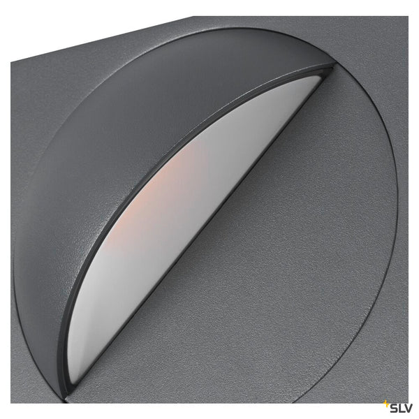 SLV LID I, wall-mounted light, 2700/3000K, 15W, PHASE, 100°, anthracite 1007667