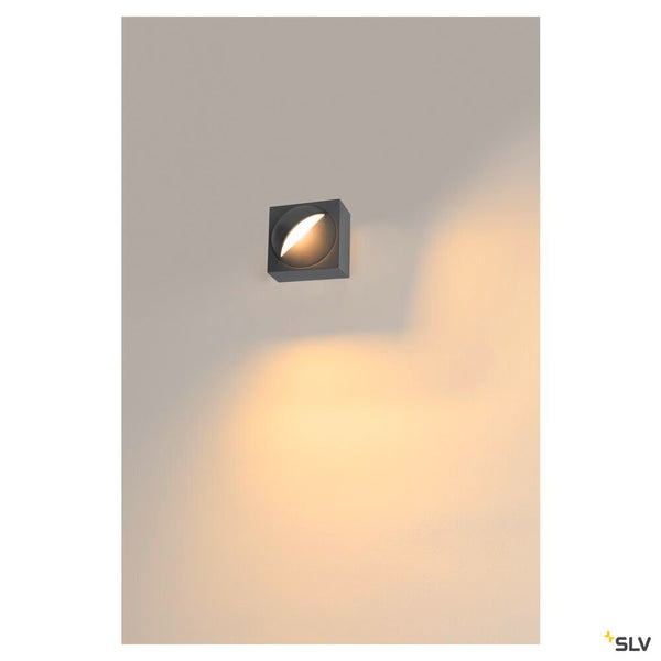 SLV LID I, wall-mounted light, 2700/3000K, 15W, PHASE, 100°, anthracite 1007667
