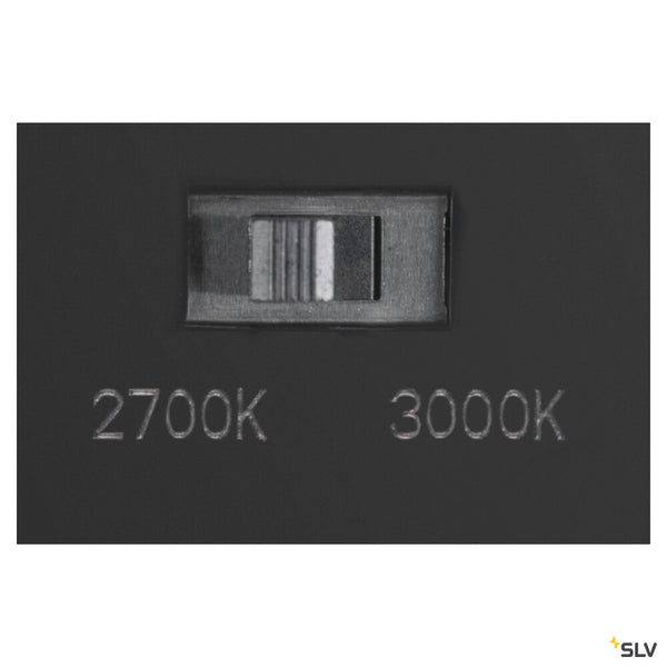 SLV LID I, wall-mounted light, 2700/3000K, 29W, PHASE, 100°, anthracite 1007668