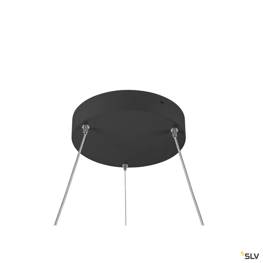 SLV ONE CUBE UP/DOWN, pendant light, 300cm, 4000K, DALI 2, Touch, black 1007671