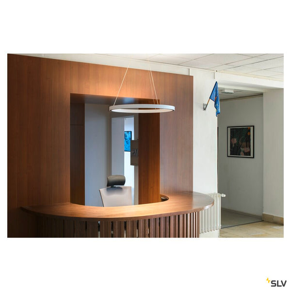 SLV ONE CUBE UP/DOWN, pendant light, 300cm, 4000K, DALI 2, Touch, white 1007672