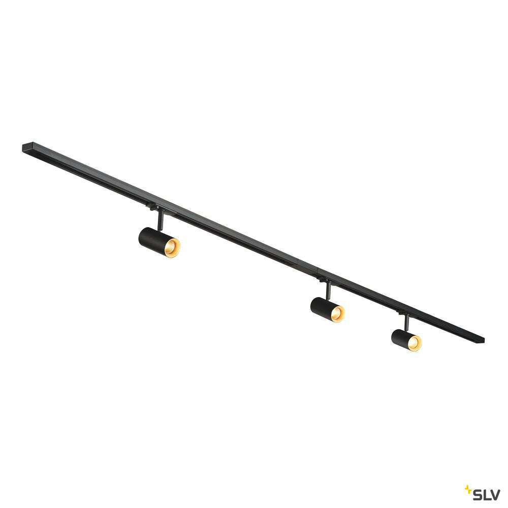 SLV NOBLO® SPOT, track system set, round, 2700K, 19W, trailing-edge phase, 32°, black 1007673