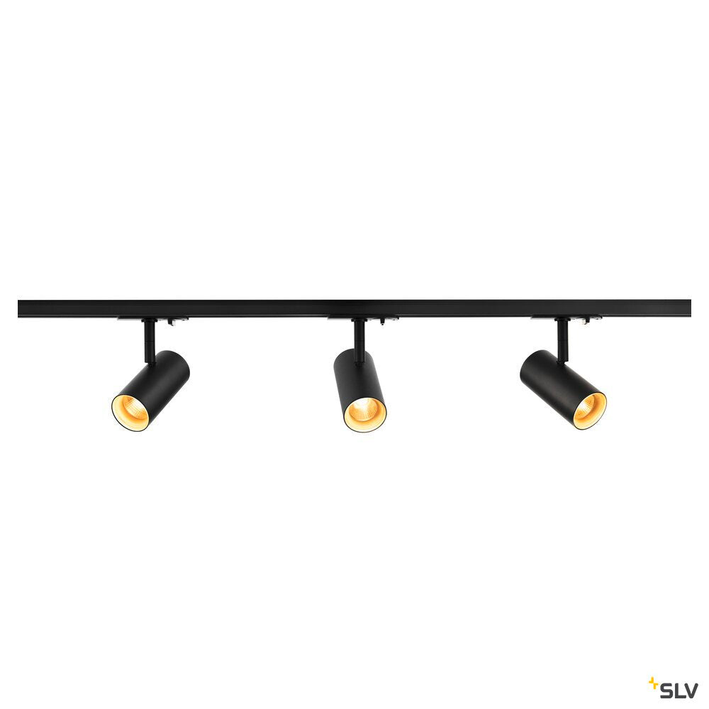 SLV NOBLO® SPOT, track system set, round, 2700K, 19W, trailing-edge phase, 32°, black 1007673