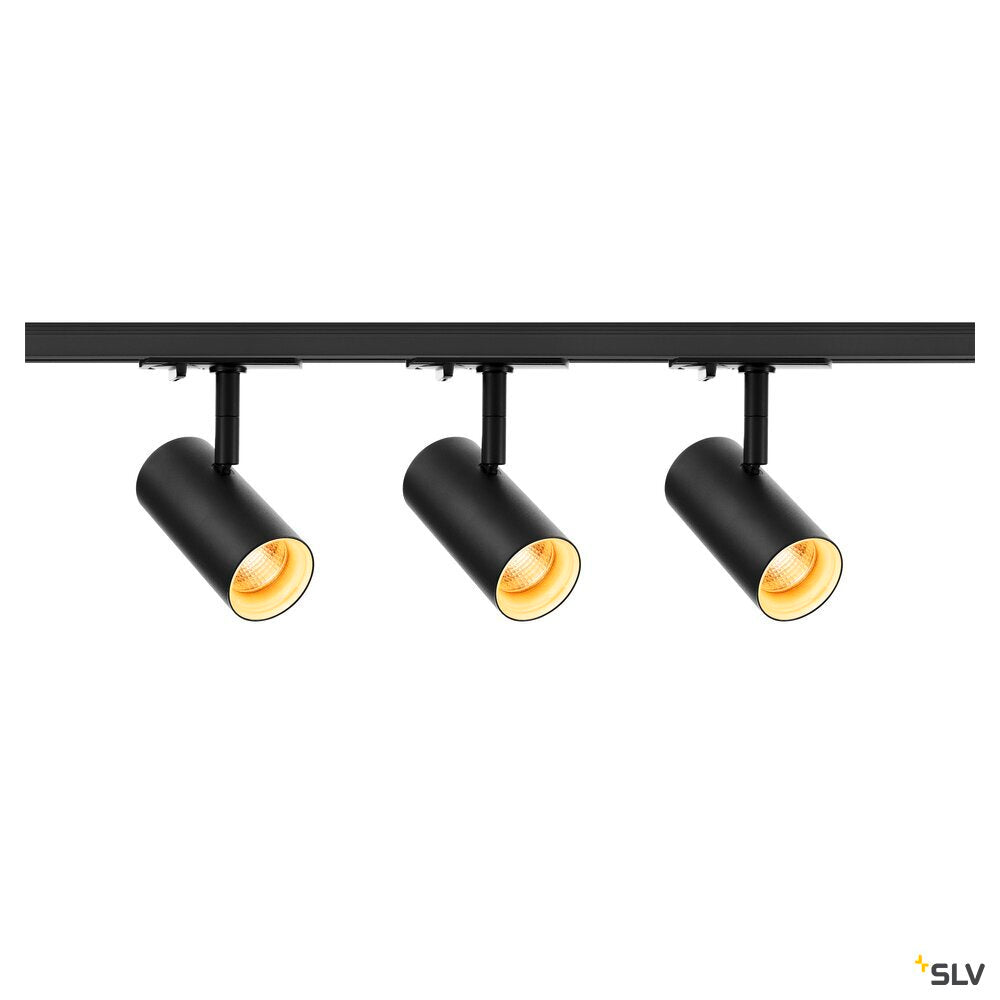 SLV NOBLO® SPOT, track system set, round, 2700K, 19W, trailing-edge phase, 32°, black 1007673