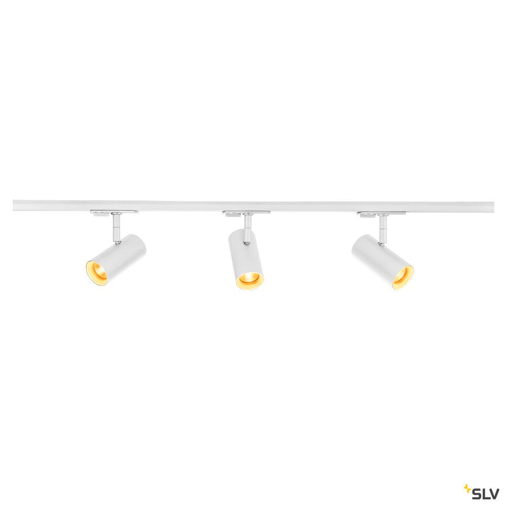 SLV NOBLO® SPOT, track system set, round, 2700K, 19W, trailing-edge phase, 32°, white 1007674