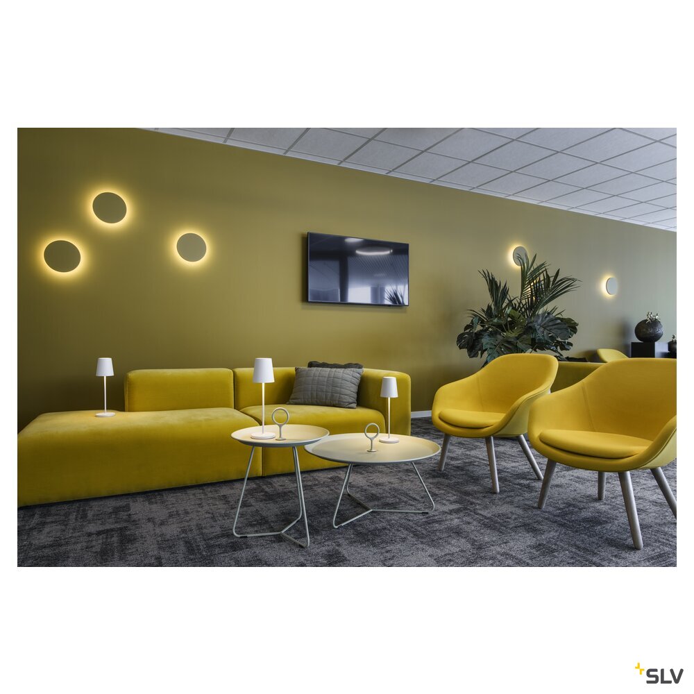 SLV VINOLINA TWO, table lamp, battery-powered, IP65, 2200/2700/3000 K, TOUCH, white 1007692