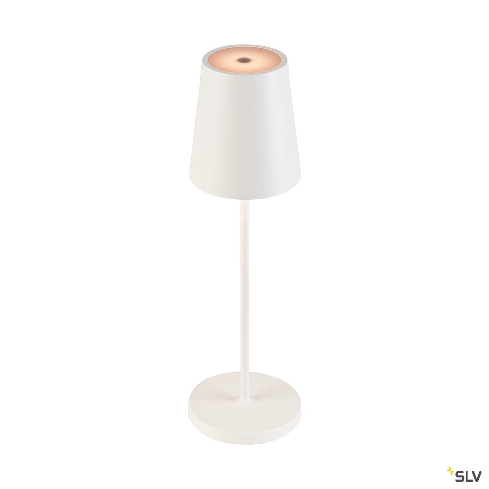 SLV VINOLINA TWO, table lamp, battery-powered, IP65, 2200/2700/3000 K, TOUCH, white 1007692