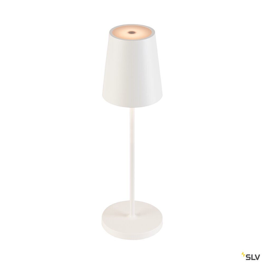 SLV VINOLINA TWO, table lamp, battery-powered, IP65, 2200/2700/3000 K, TOUCH, white 1007692