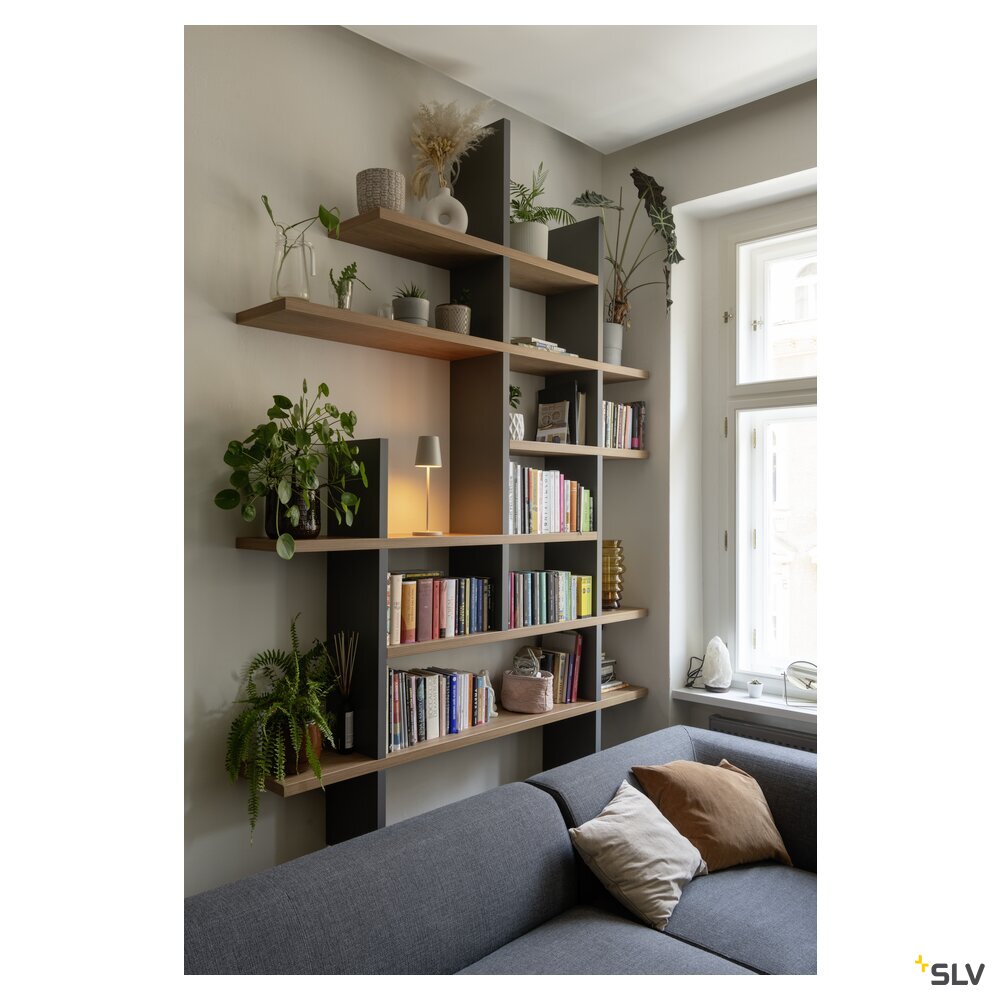 SLV VINOLINA TWO, table lamp, battery-powered, IP65, 2200/2700/3000 K, TOUCH, white 1007692