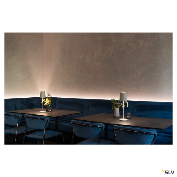 SLV VINOLINA TWO, table lamp, battery-powered, IP65, 2200/2700/3000 K, TOUCH, white 1007692