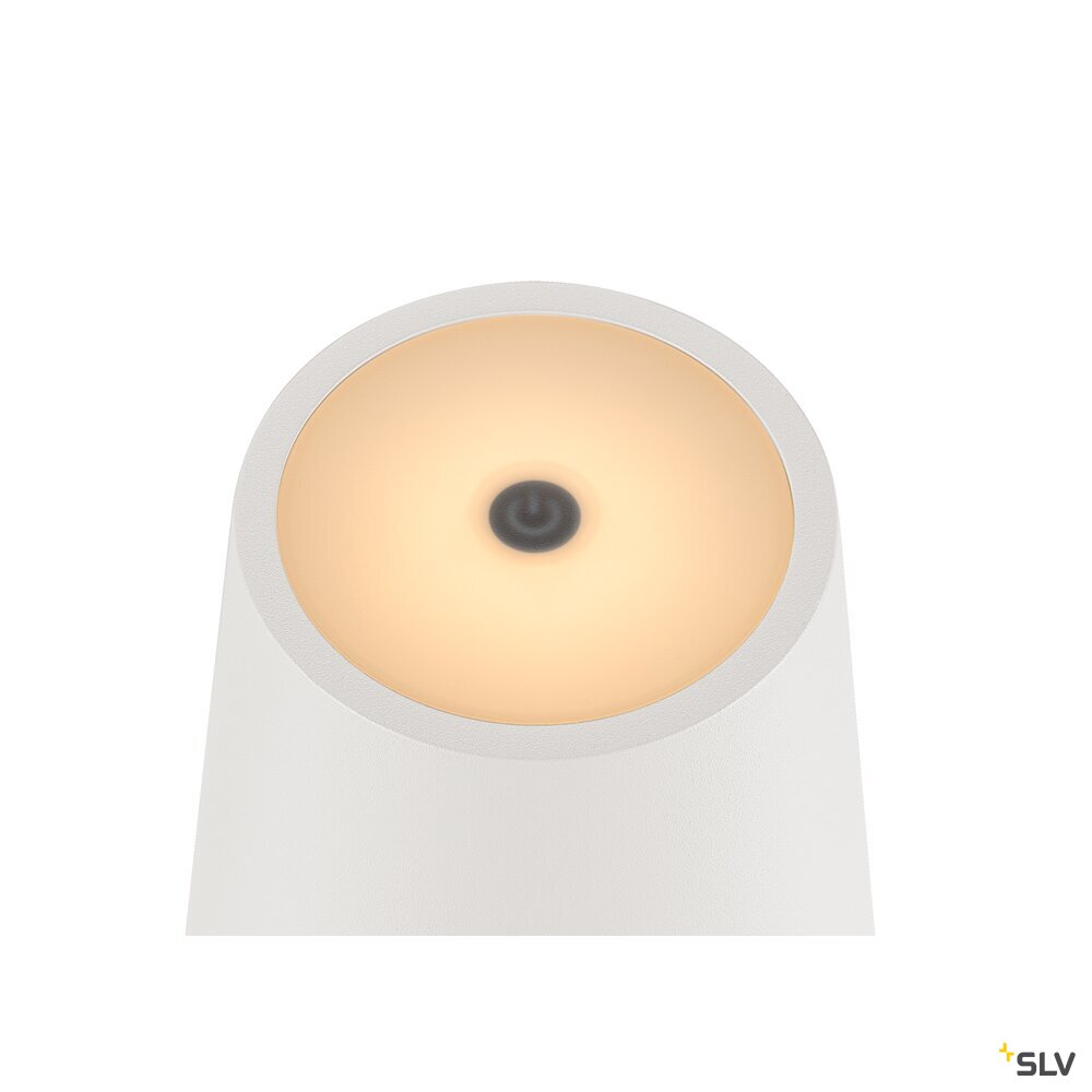 SLV VINOLINA TWO, table lamp, battery-powered, IP65, 2200/2700/3000 K, TOUCH, white 1007692