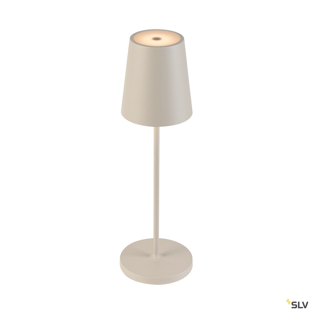 SLV VINOLINA TWO, table lamp, battery-powered, IP65, 2200/2700/3000 K, TOUCH, beige 1007697