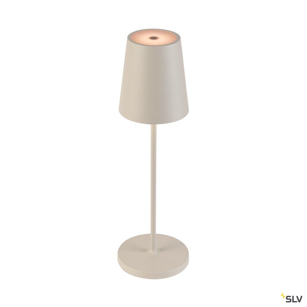 SLV VINOLINA TWO, table lamp, battery-powered, IP65, 2200/2700/3000 K, TOUCH, beige 1007697