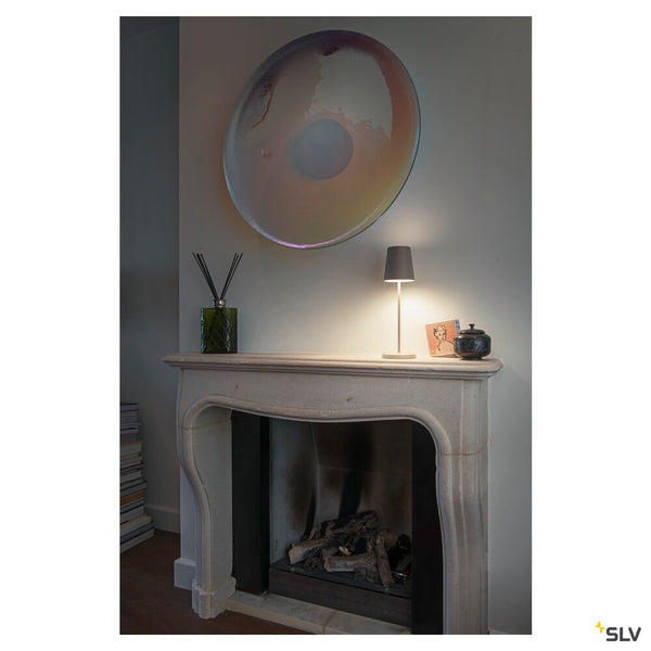 SLV VINOLINA TWO, table lamp, battery-powered, IP65, 2200/2700/3000 K, TOUCH, beige 1007697