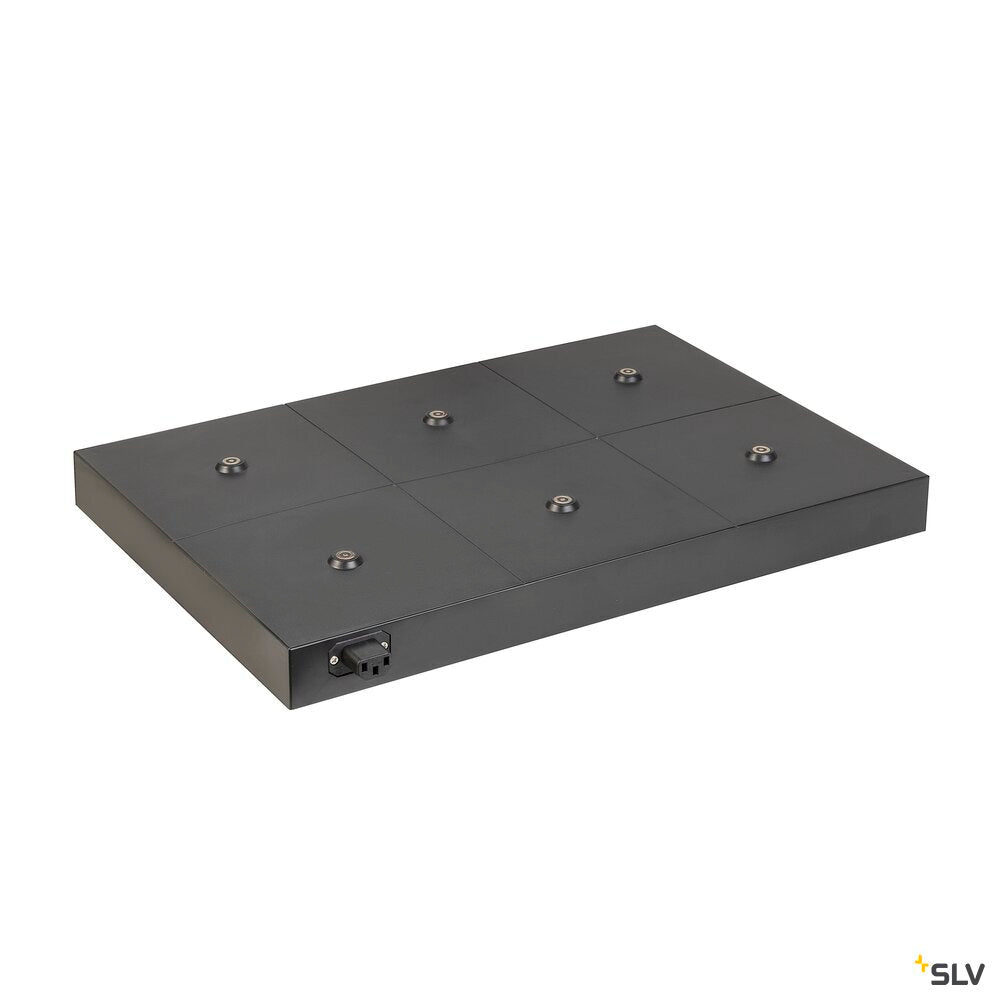 SLV VINOLINA TWO, charging base, max. 6 lights, black 1007698