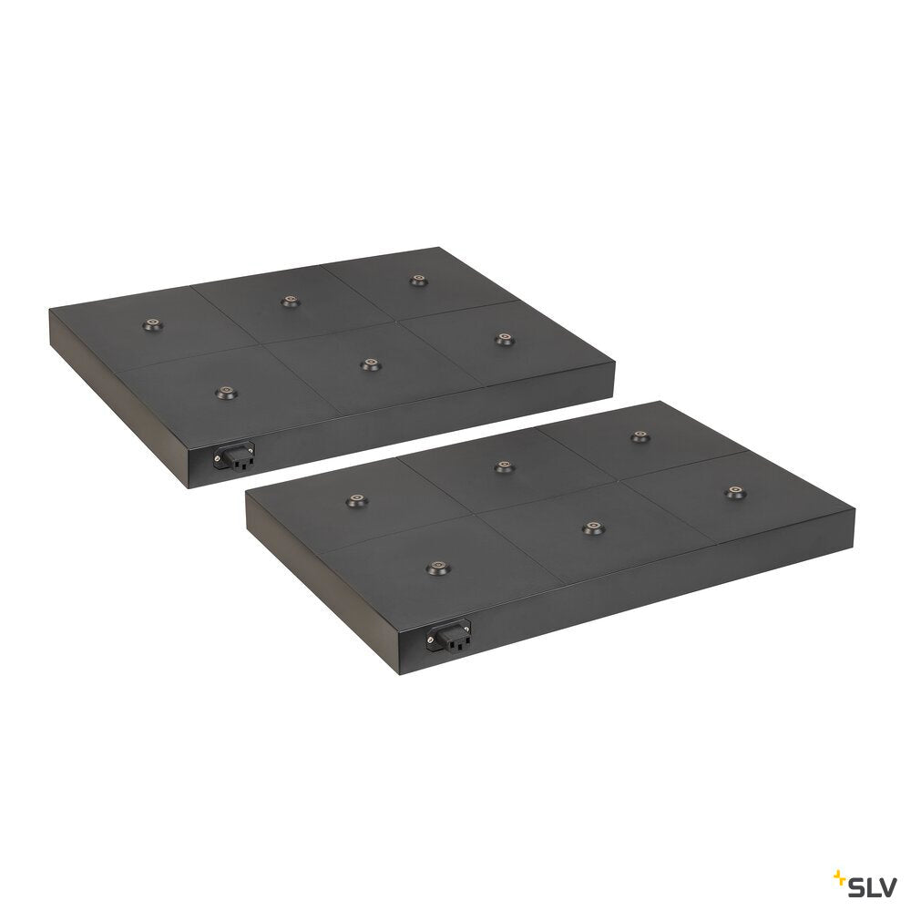 SLV VINOLINA TWO, charging base, max. 6 lights, black 1007698