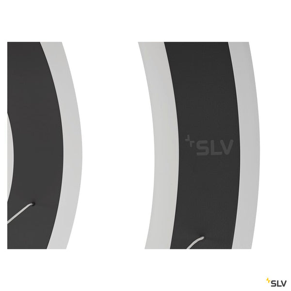 SLV ONE FLAT, pendant light, triple, 300cm, 2700/3000K, DALI 2, Touch, black 1007701