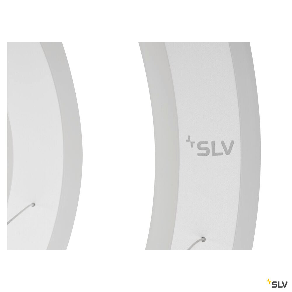 SLV ONE FLAT, pendant light, triple, 300cm, 2700/3000K, DALI 2, Touch, white 1007702
