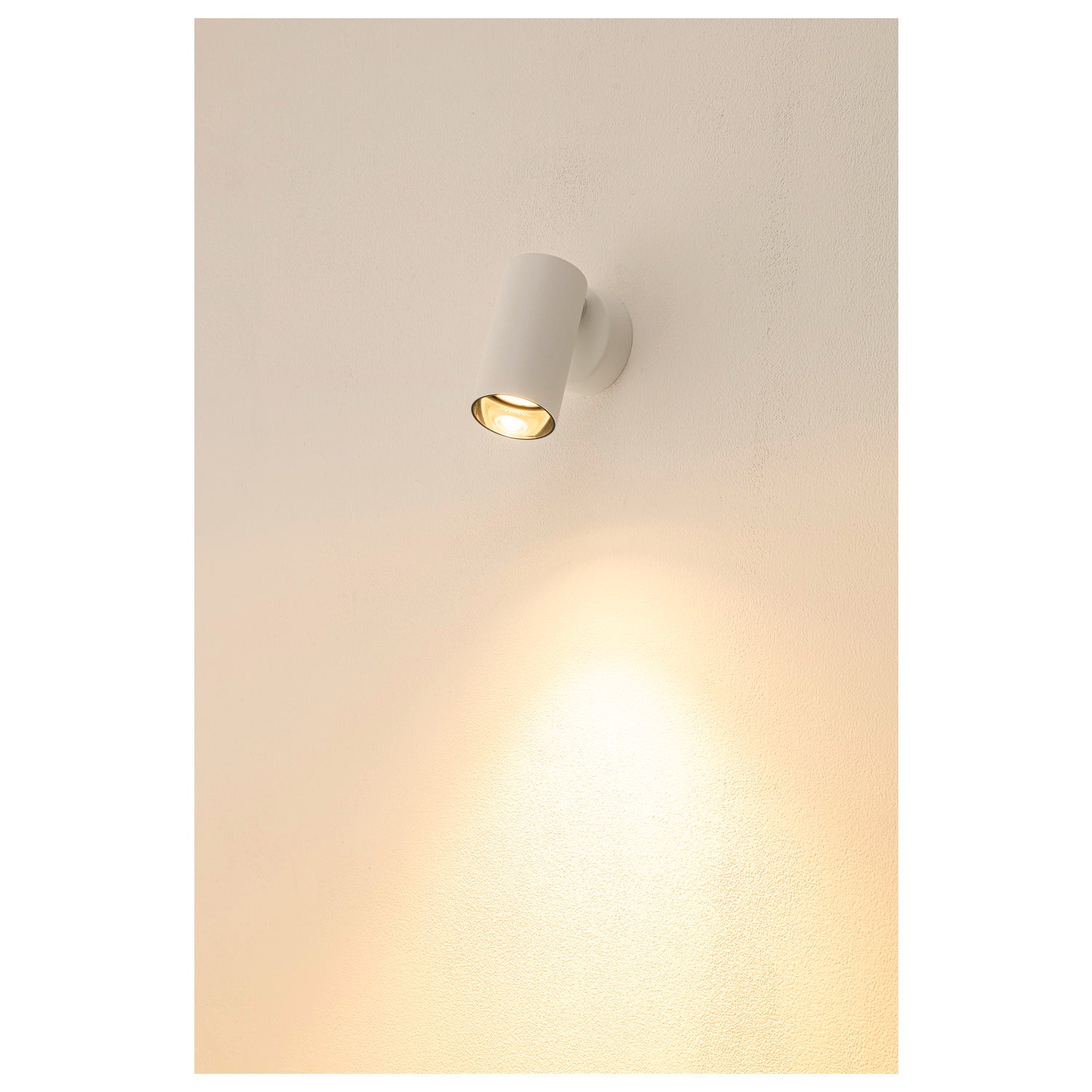 SLV KAMI, wall and ceiling-mounted light, 1x max. 10 W, GU10, white/black 1007718