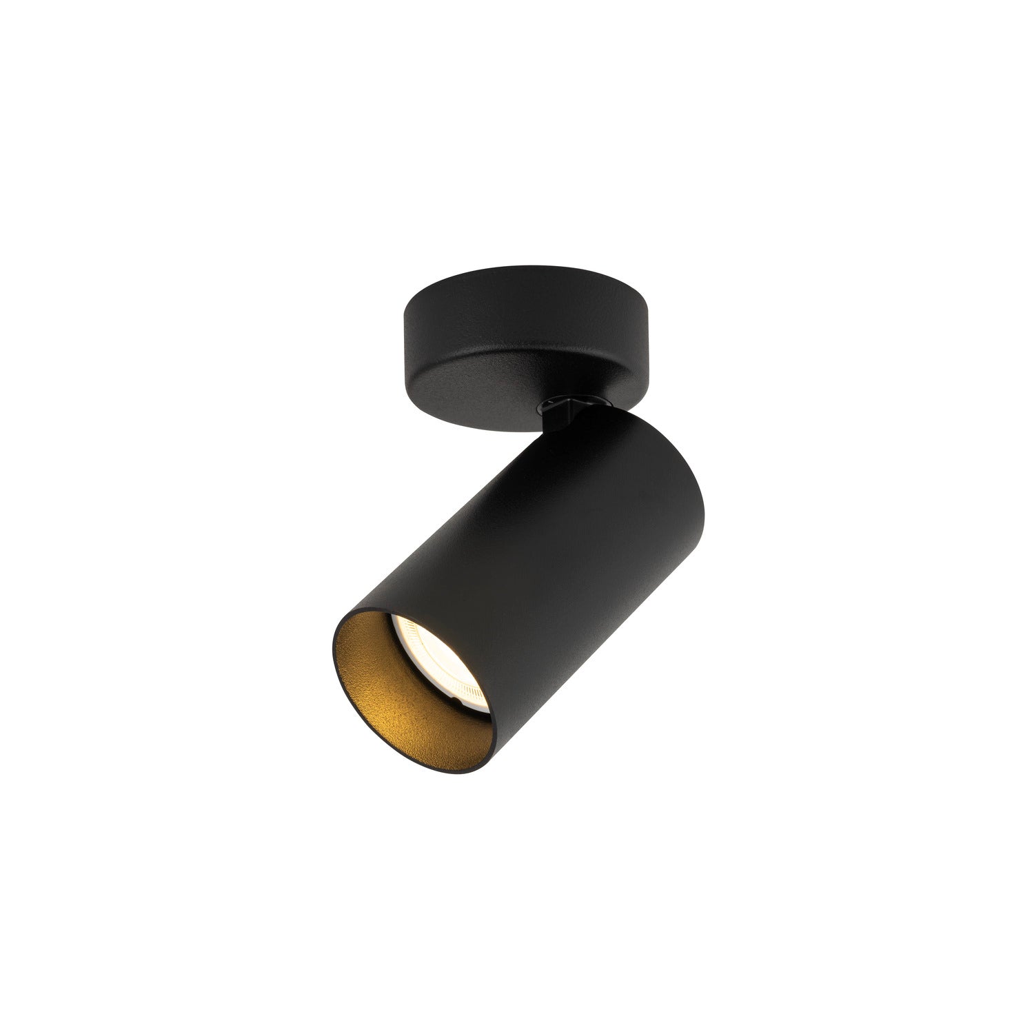 SLV KAMI, wall and ceiling-mounted light, 1x max. 10 W, GU10, black 1007721