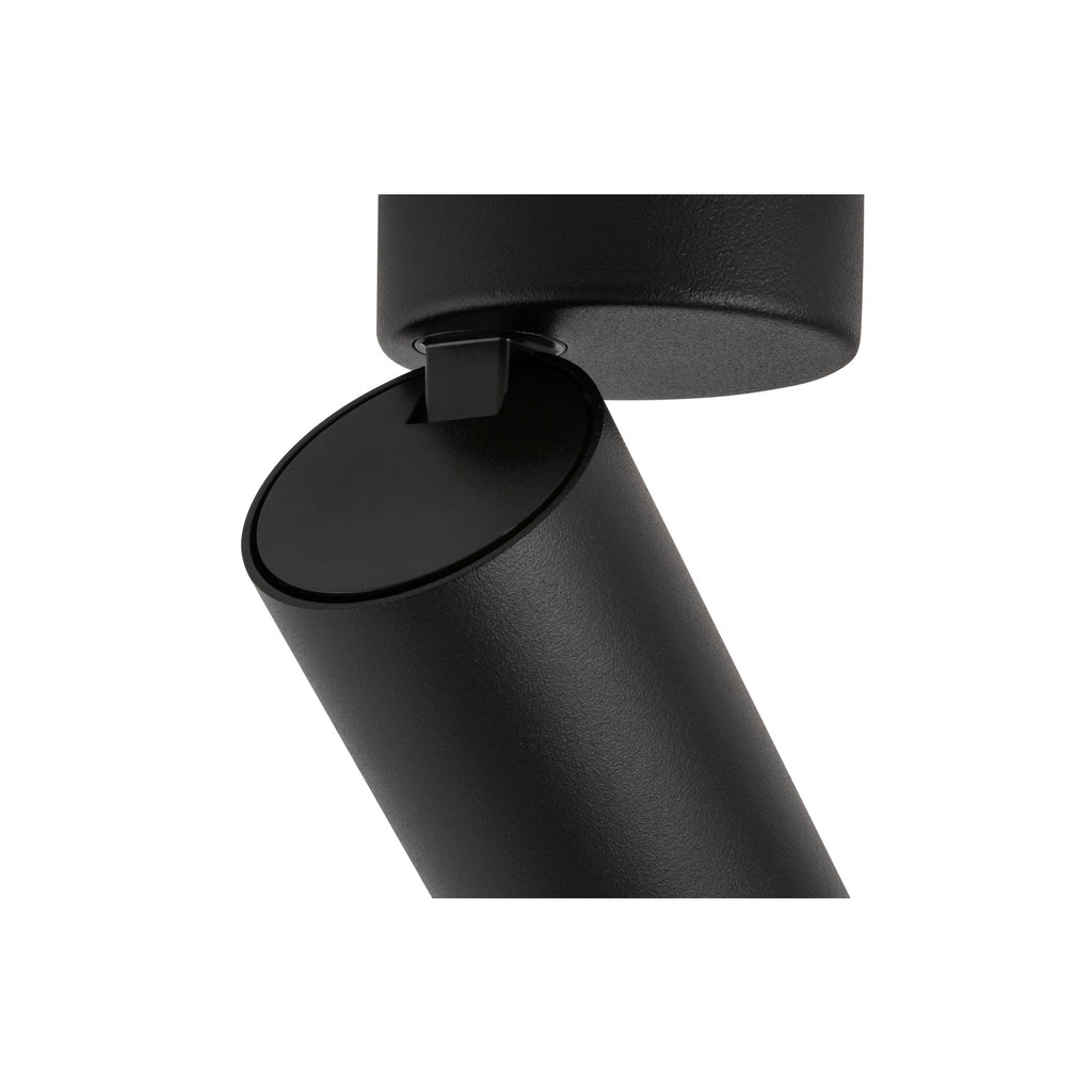SLV KAMI, wall and ceiling-mounted light, 1x max. 10 W, GU10, black 1007721