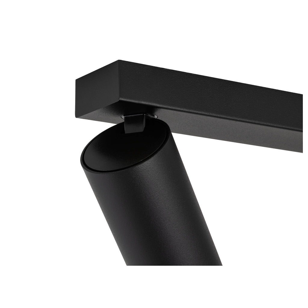 SLV KAMI, ceiling-mounted light, double, 2x max. 10 W, GU10, black/gold 1007723