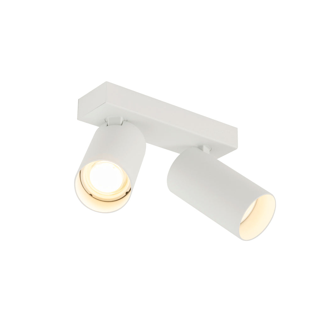 SLV KAMI, ceiling-mounted light, double, 2x max. 10 W, GU10, white 1007726