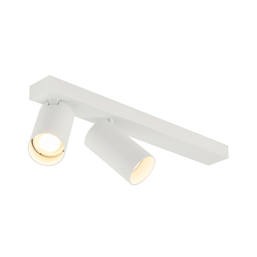 SLV KAMI, ceiling-mounted light, double, long, 2x max. 10 W, GU10, white 1007732